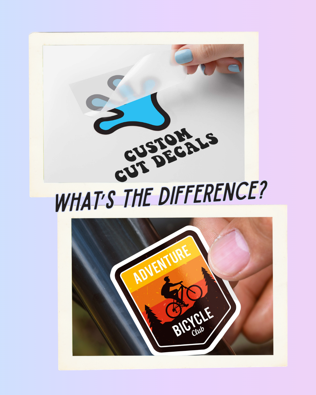 Decals, Stickers, or Clings?