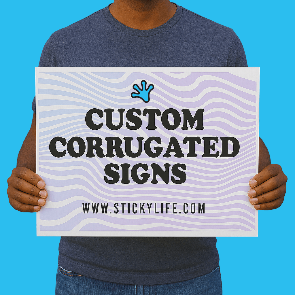 Corrugated Signs 