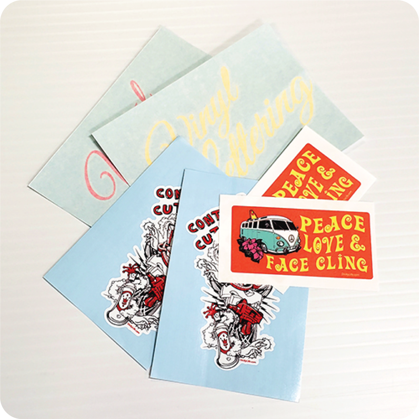 Decals vs Stickers vs Static Cling Decals vs Stickers vs Static Cling