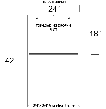 Drop in H Frame